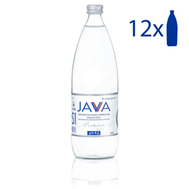 Woda JAVA 0,86L SZKŁO NIEGAZOWANA.jpg