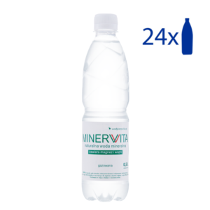 Woda MINERVITA 0,5L PET GAZOWANA